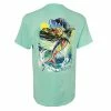 Calcutta Apparel Men's Watercolor Mahi T-shirt