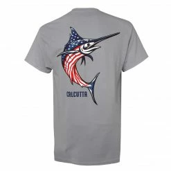 Calcutta Men's Stars & Stripes Marlin T-shirt Apparel