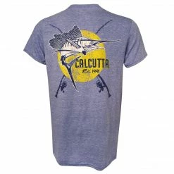 Calcutta Apparel Men's Vintage Rod & Reel T-shirt