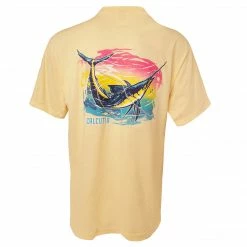 Calcutta Apparel Men's Watercolor Marlin T-shirt