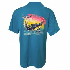 Calcutta Apparel Men's Watercolor Marlin T-shirt