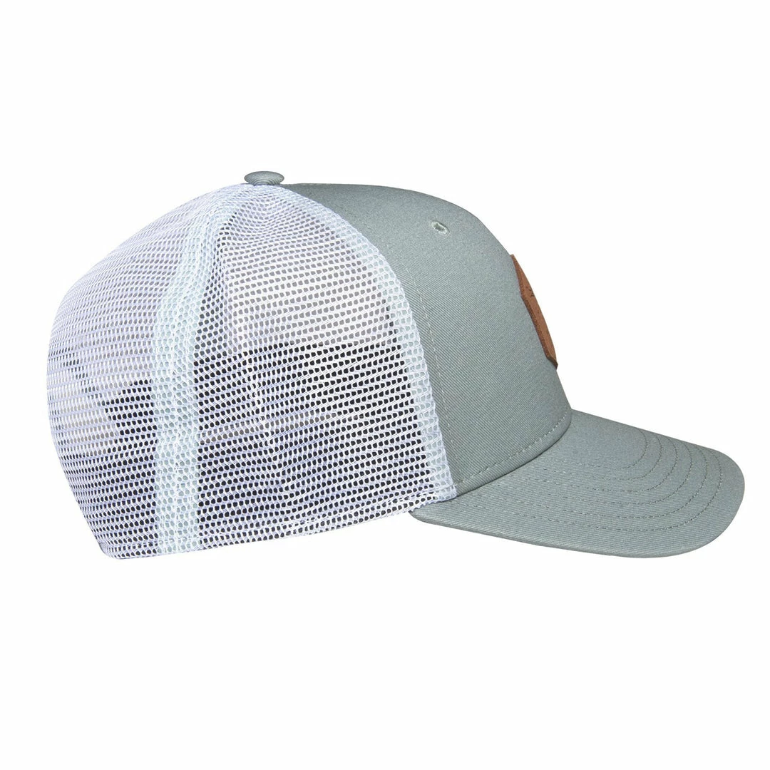 Calcutta Hat Apparel Leather Sage Patch 4 Calcutta Apparel Sage And Leather Patch Hat
