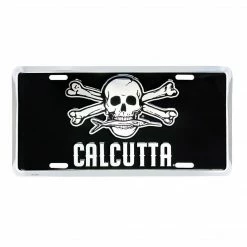 Calcutta License Plate Brand Swag