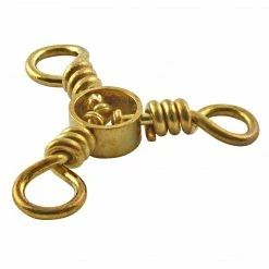 South Bend Fishing Gear 3-Way Brass Swivels
