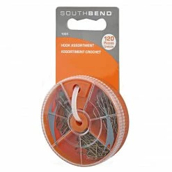 South Bend Hook Assortment - 120 Piece Fishing Gear