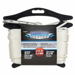 Shoreline Marine Anchor Line - Solid Braid Nylon Boating & Marine