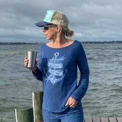 Calcutta Women's Anchor Shirt Apparel