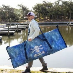 Calcutta Fishing Gear Large Pack Fish Cooler 68" X 24" - Mossy Oak® Coastal Shoreline