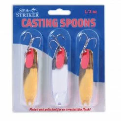 Sea Striker Casting Spoons 3 Pack Fishing Gear