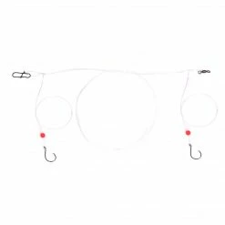 Sea Striker Fishing Gear Double Drop Spot, Kingfish, Pompano Rig With Fluorocarbon And Circle Hooks